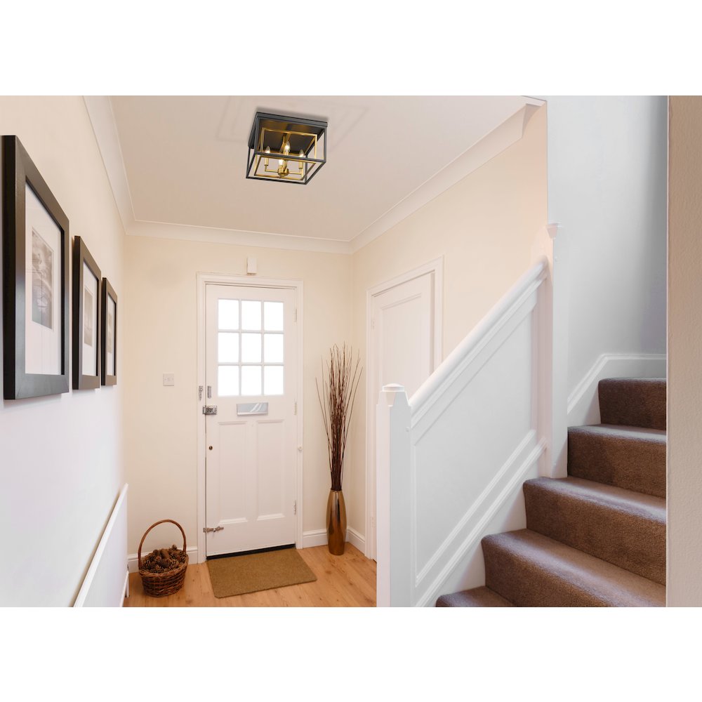 Z-Lite 4 Light Flush Mount. Picture 7