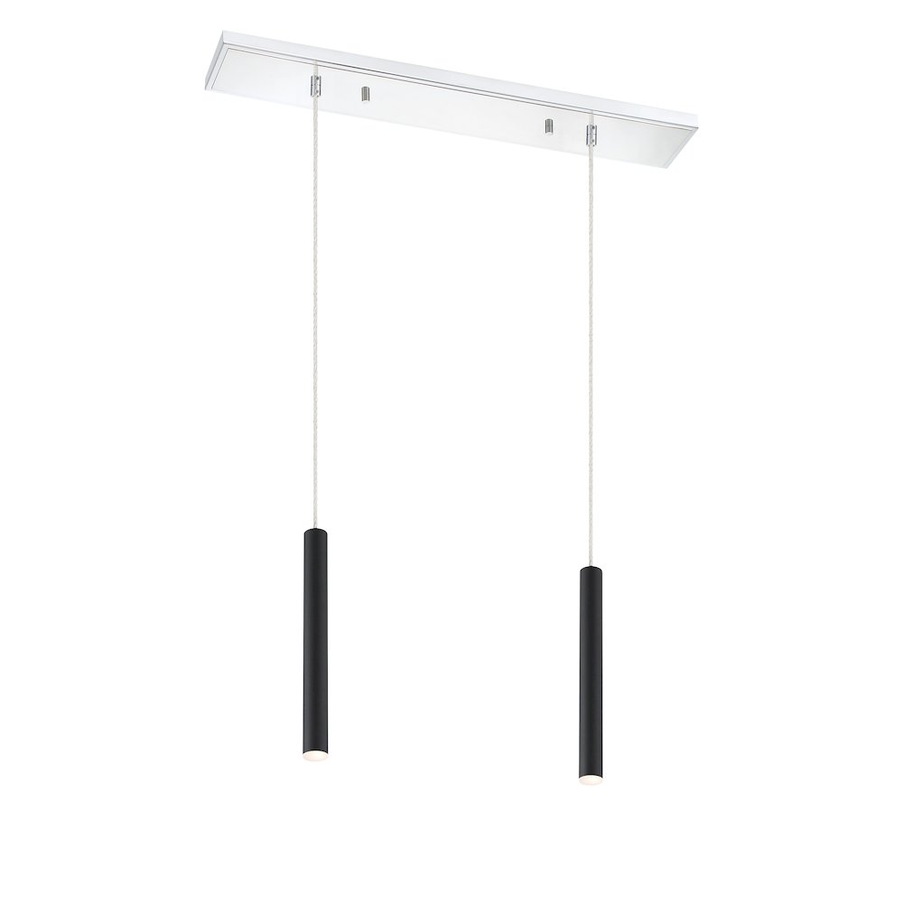 Z-Lite 2 Light Linear Chandelier. Picture 1