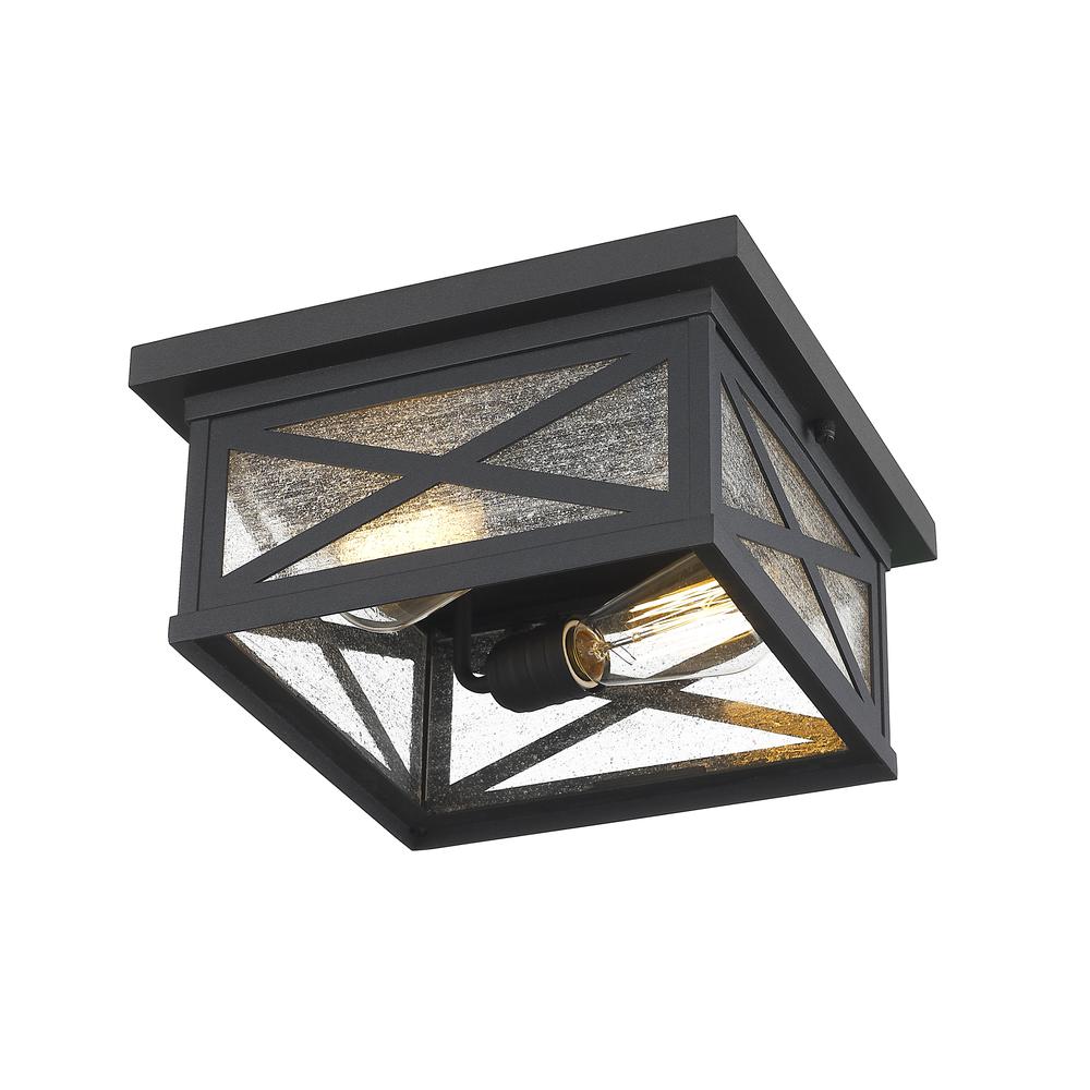 2 Light Outdoor Flush Mount. Picture 3