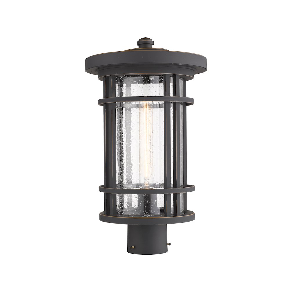 Z-Lite 1 Light Outdoor Post Mount Fixture. Picture 2