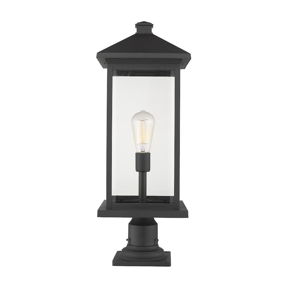 Z-Lite 1 Light Outdoor Pier Mounted Fixture. Picture 1
