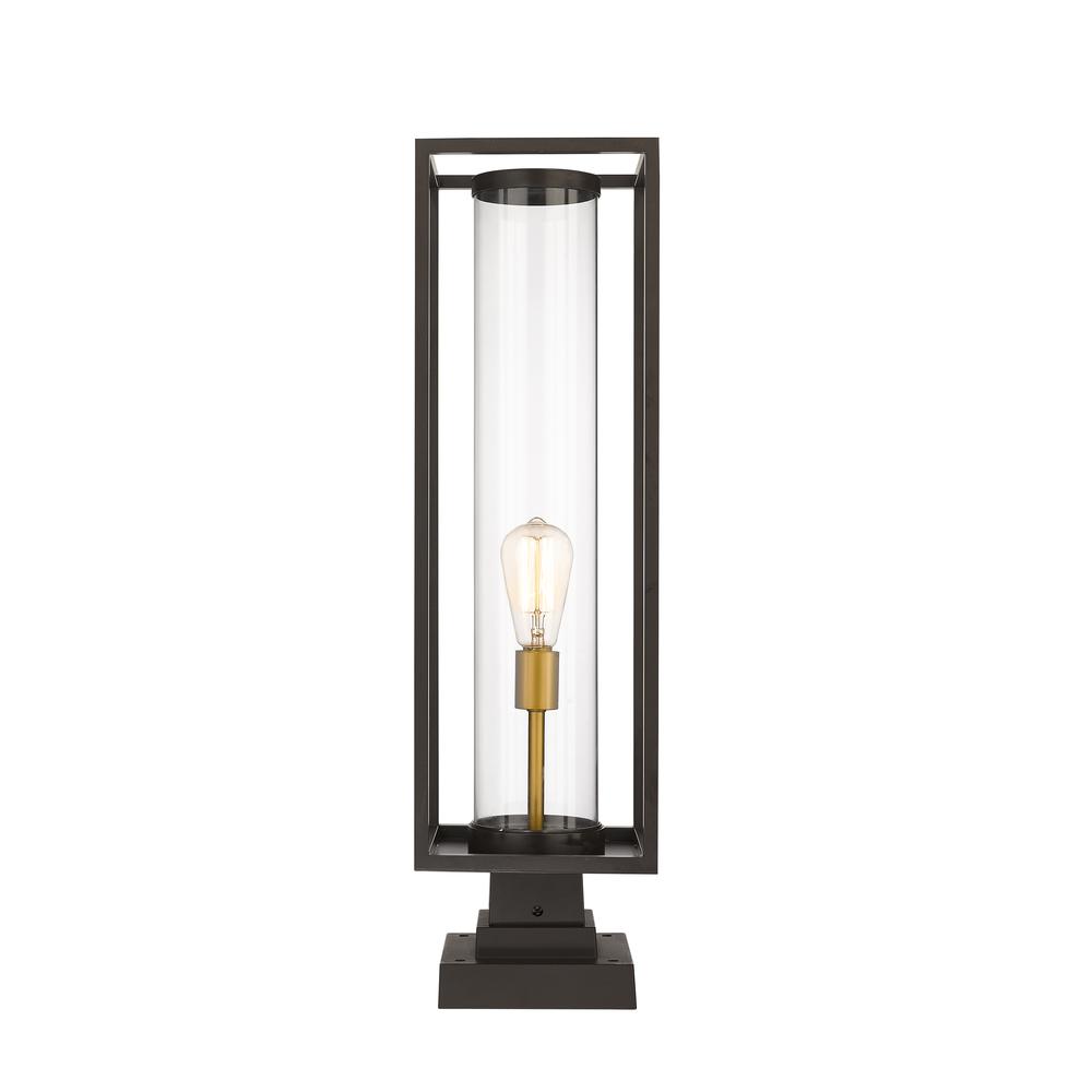 1 Light Outdoor Pier Mounted Fixture. Picture 2