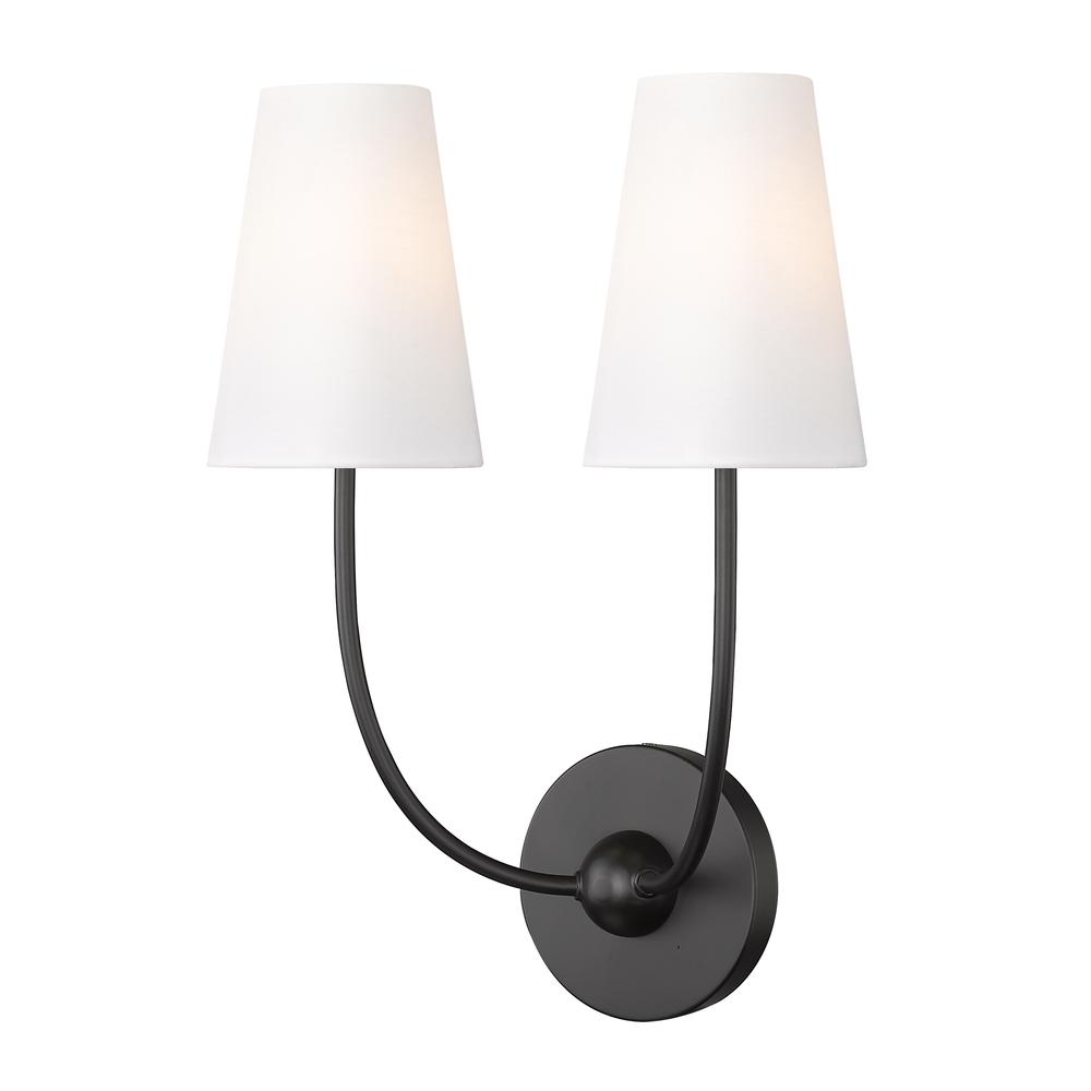 2 Light Wall Sconce. Picture 1