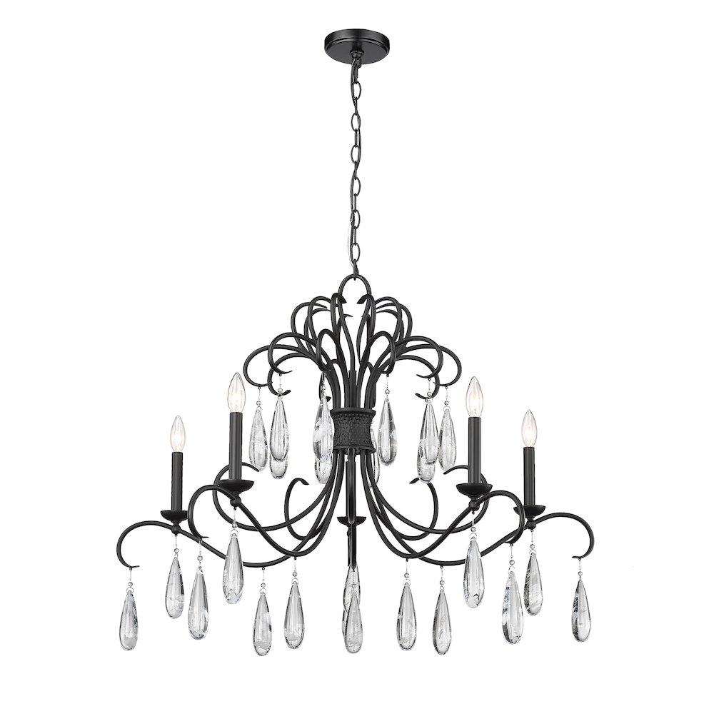 Z-Lite 5 Light Chandelier. Picture 1