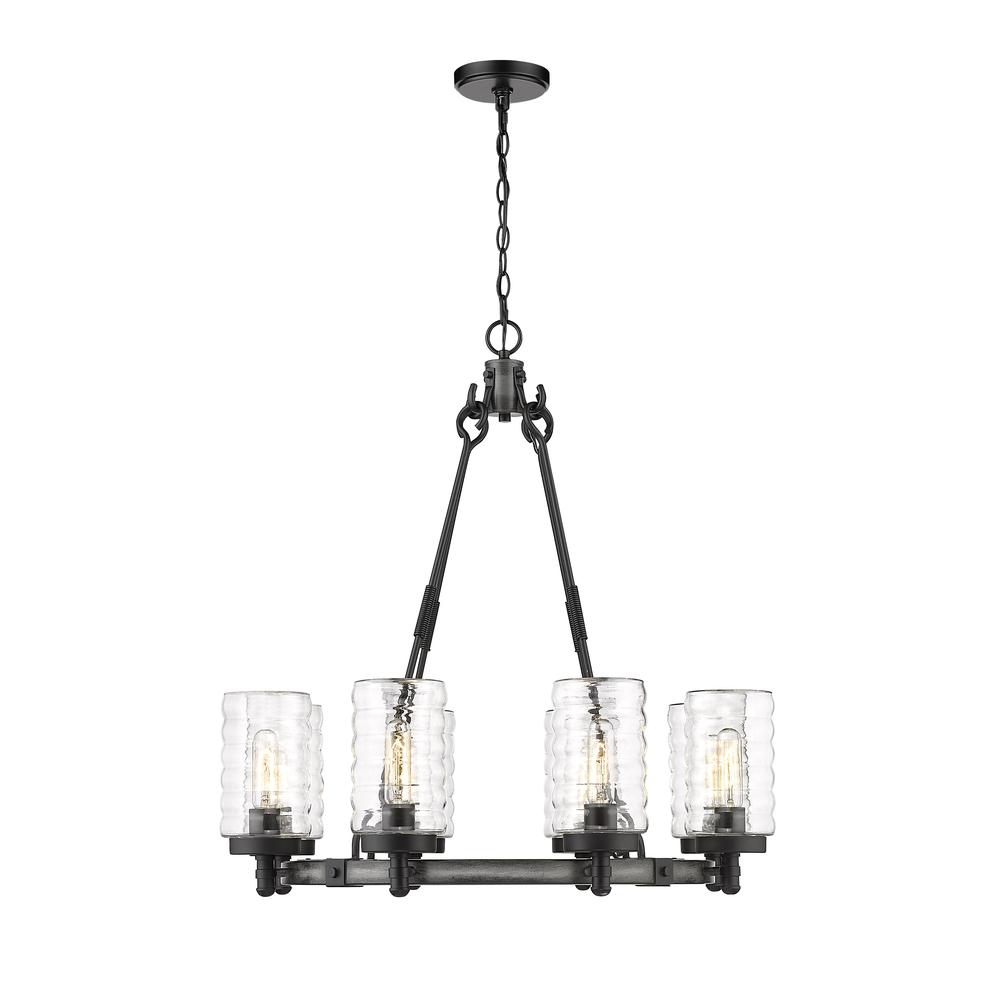 8 Light Outdoor Chandelier. Picture 2