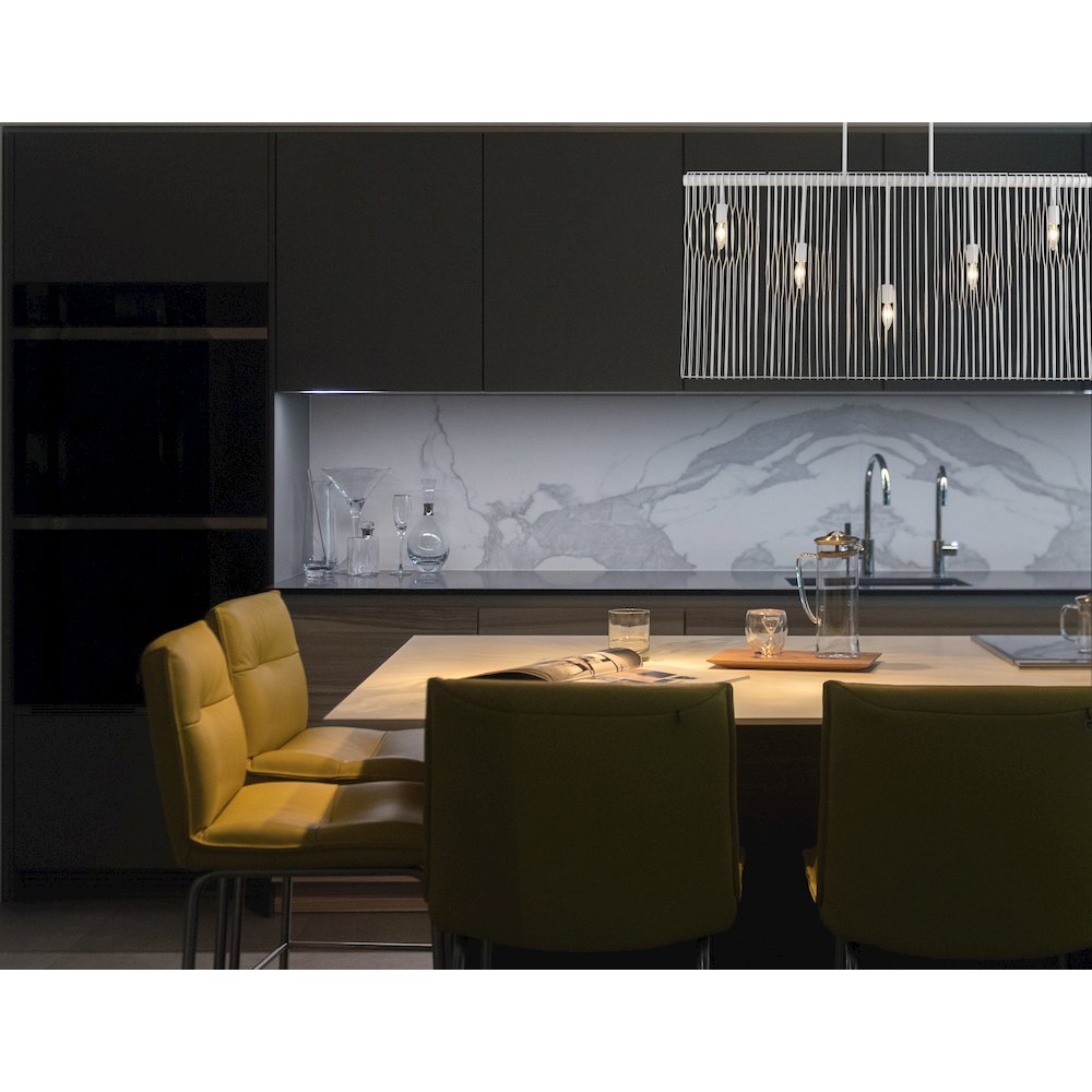Z-Lite 5 Light Linear Chandelier. Picture 7