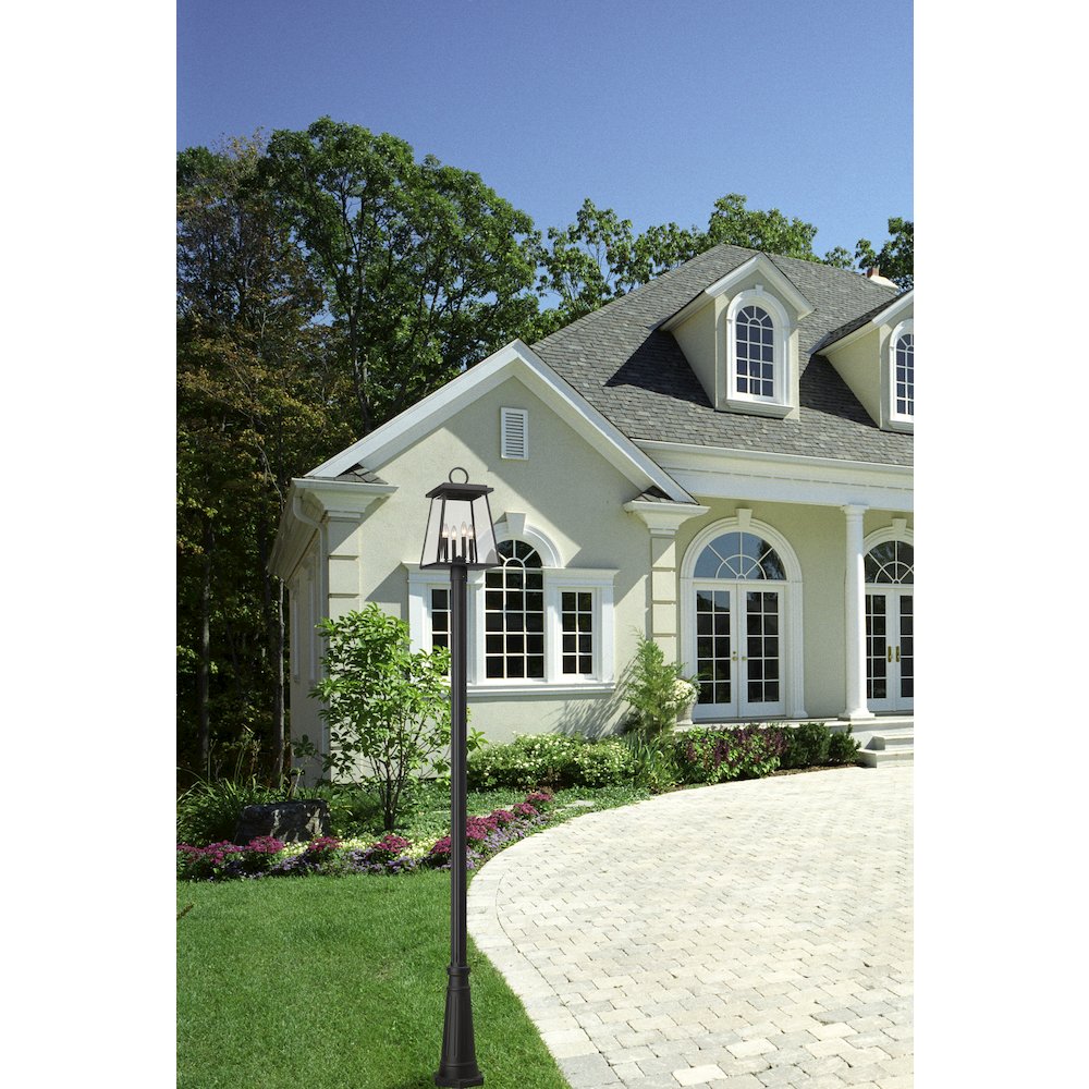 Z-Lite 4 Light Outdoor Post Mounted Fixture. Picture 6