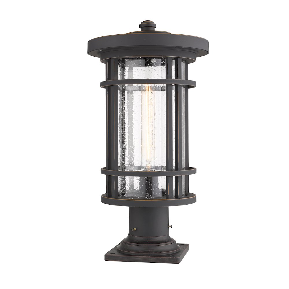 Z-Lite 1 Light Outdoor Pier Mounted Fixture. Picture 4