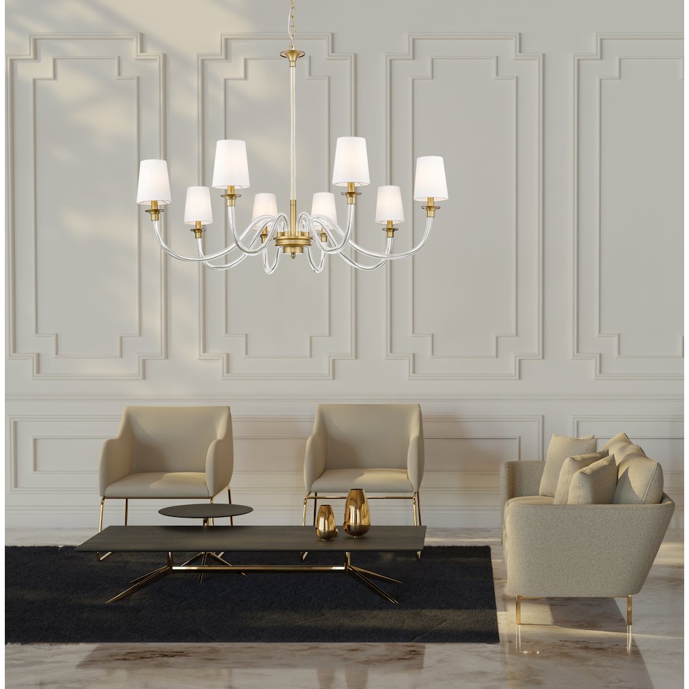 8 Light Chandelier. Picture 6