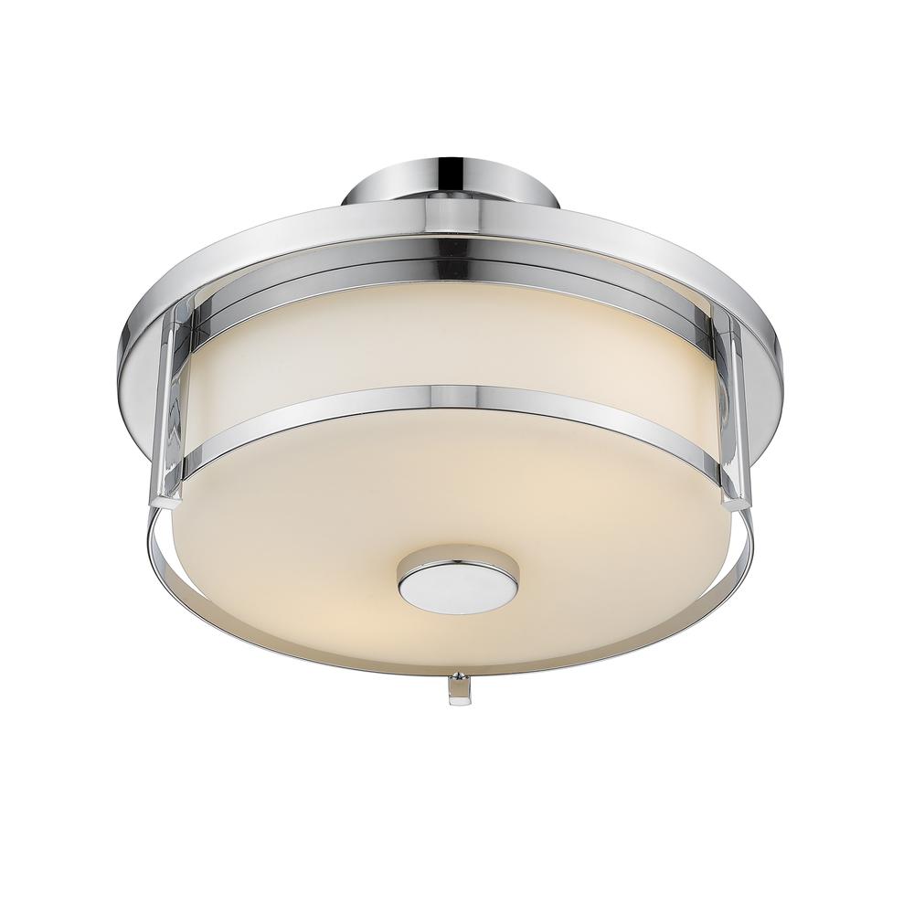 2 Light Semi Flush Mount. Picture 4