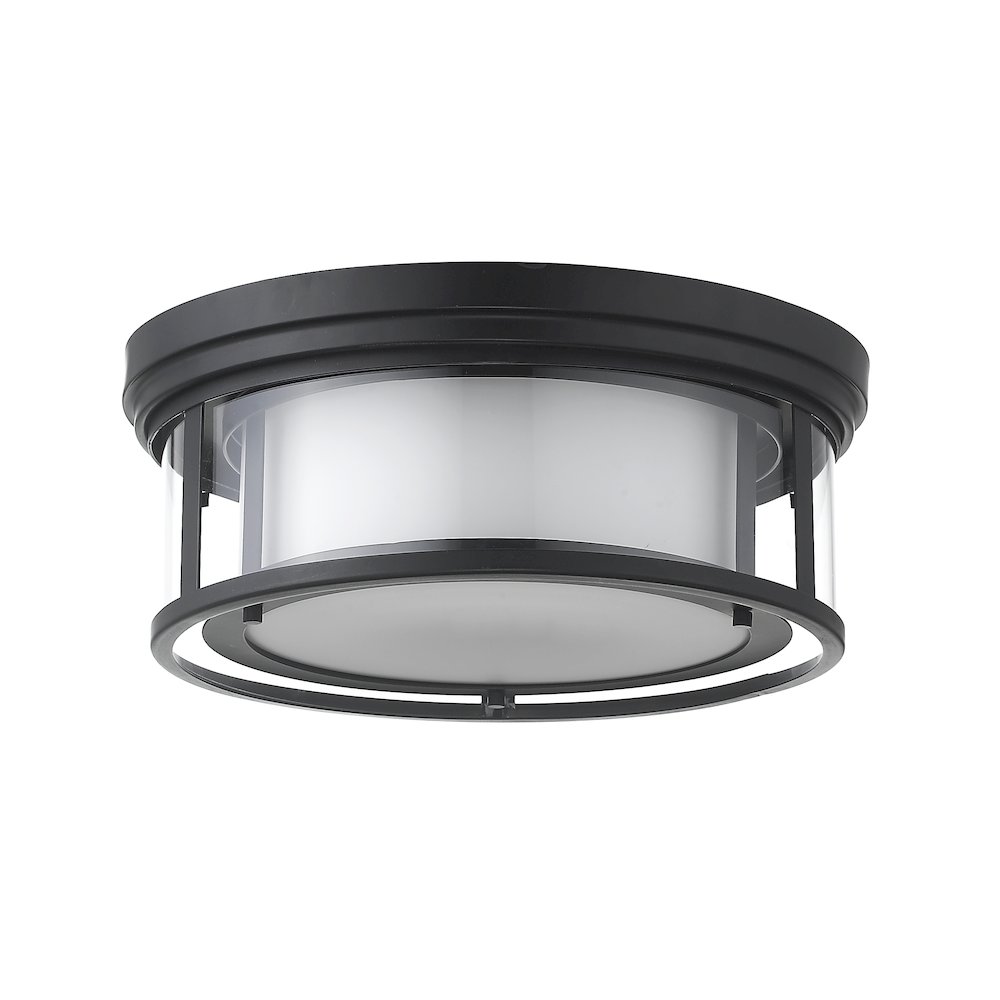 Z-Lite 3 Light Flush Mount. Picture 5