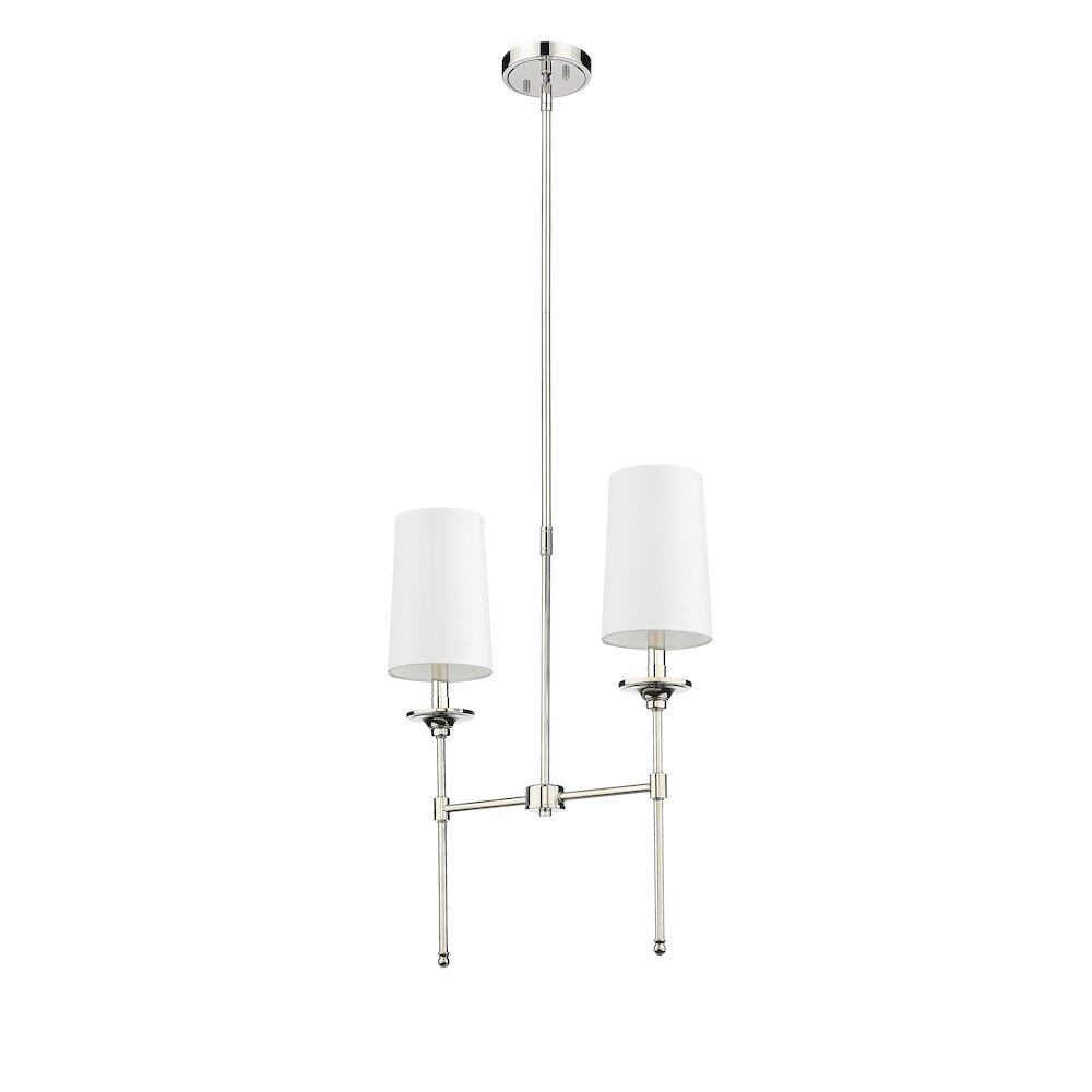 Z-Lite 2 Light Linear Chandelier. Picture 5