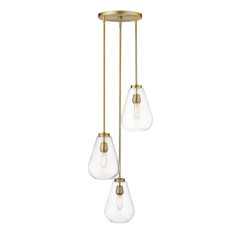 Z-Lite 3 Light Chandelier. Picture 3