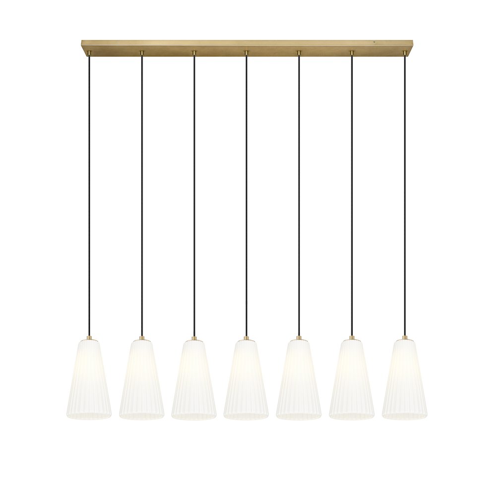 Z-Lite 7 Light Linear Chandelier. Picture 2