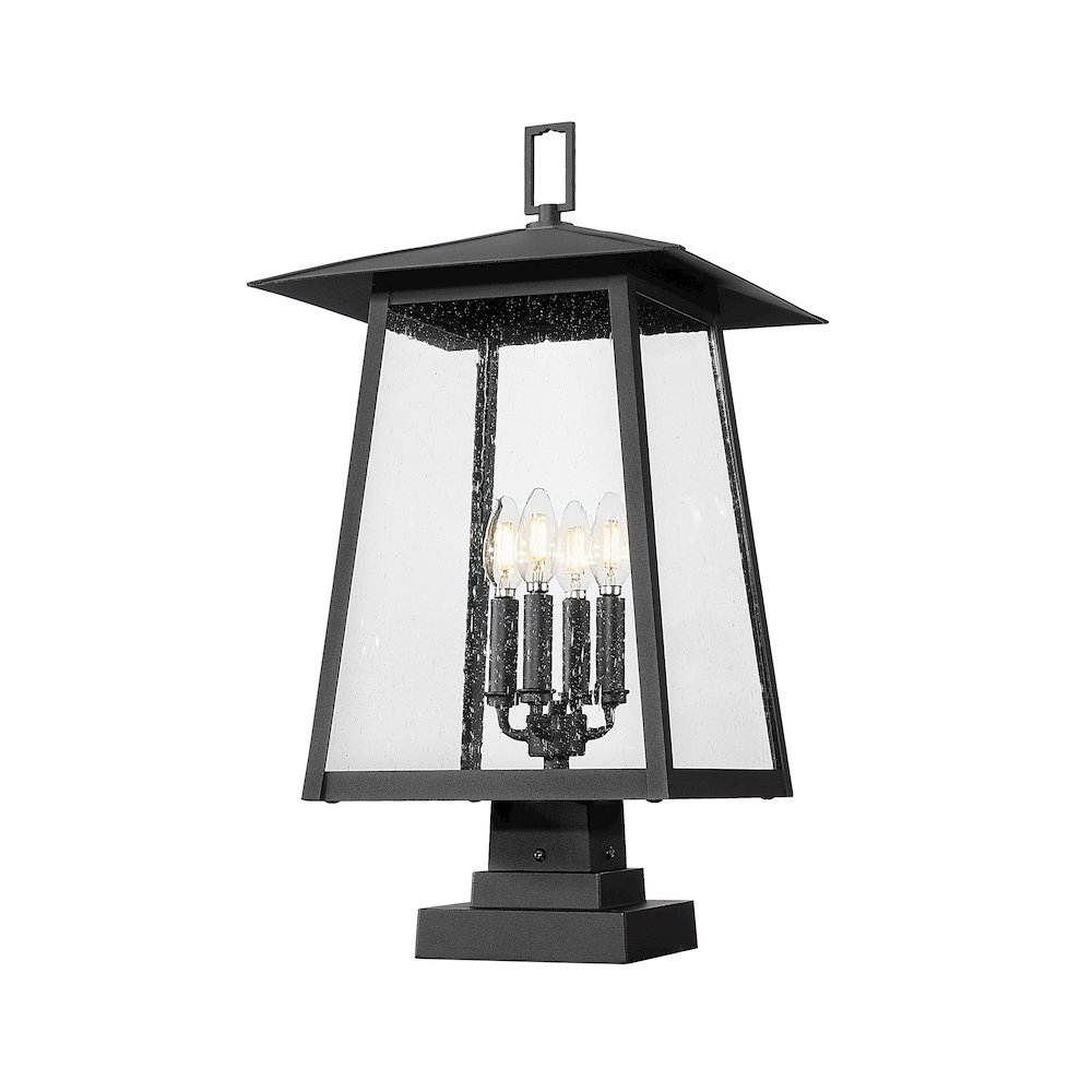 Z-Lite 4 Light Outdoor Pier Mounted Fixture. Picture 2