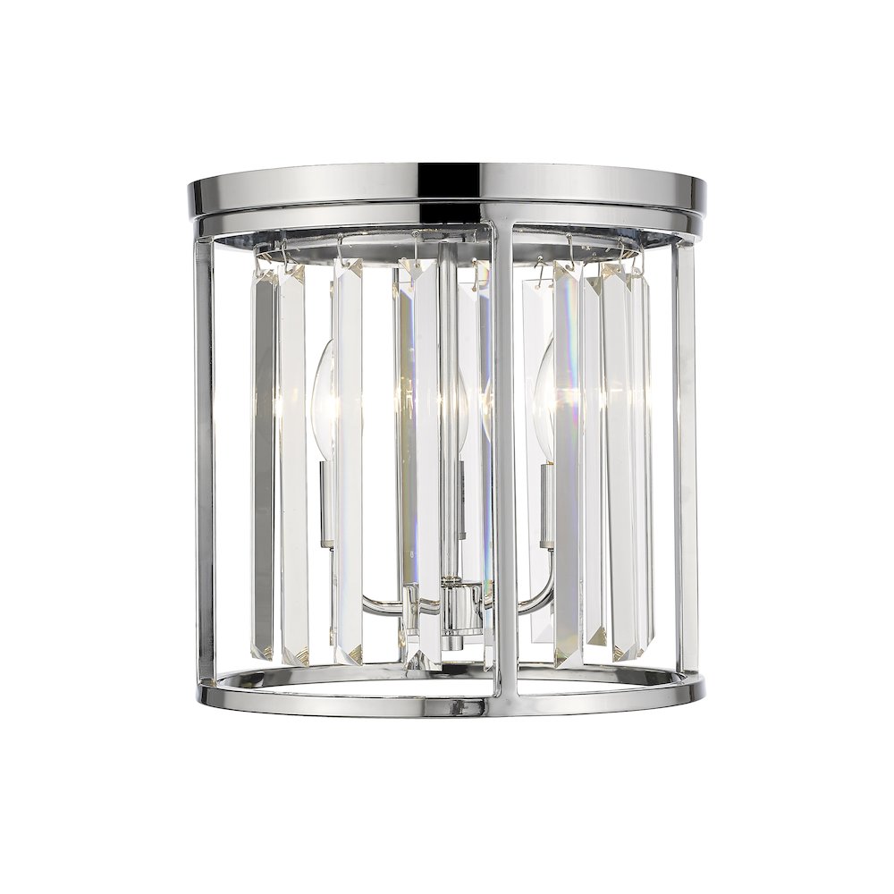 Z-Lite 3 Light Flush Mount. Picture 1