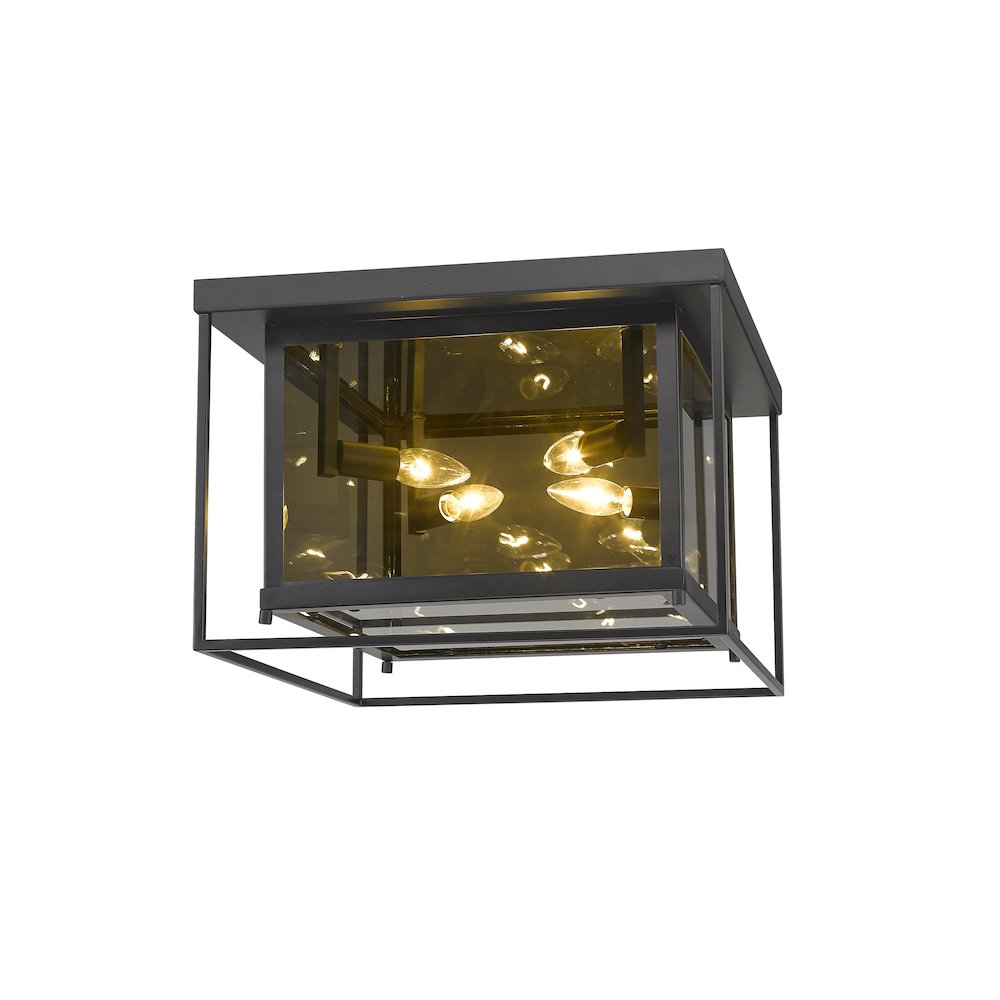 Z-Lite 4 Light Flush Mount. Picture 1