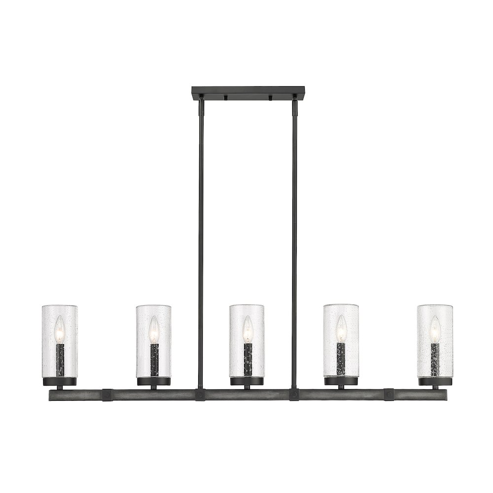Z-Lite 5 Light Outdoor Linear Chandelier. Picture 2