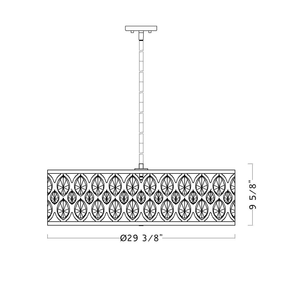 8 Light Chandelier. Picture 6