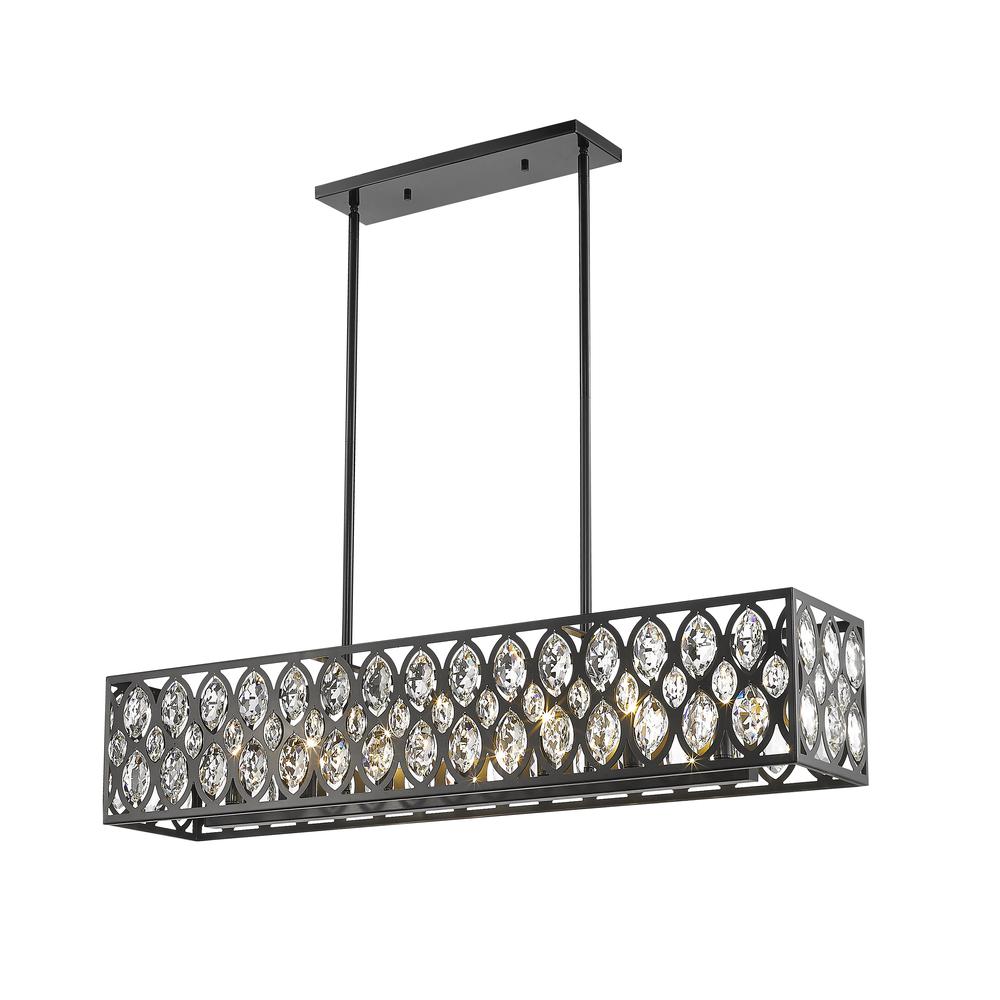 7 Light Linear Chandelier. Picture 2
