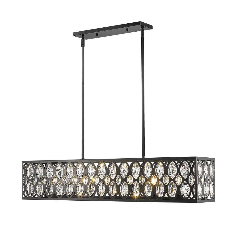 7 Light Linear Chandelier. Picture 3