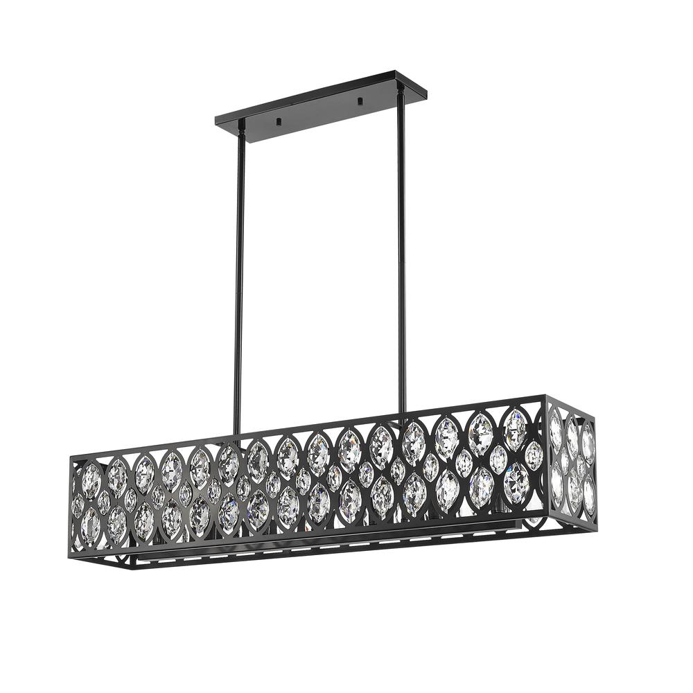 7 Light Linear Chandelier. Picture 5