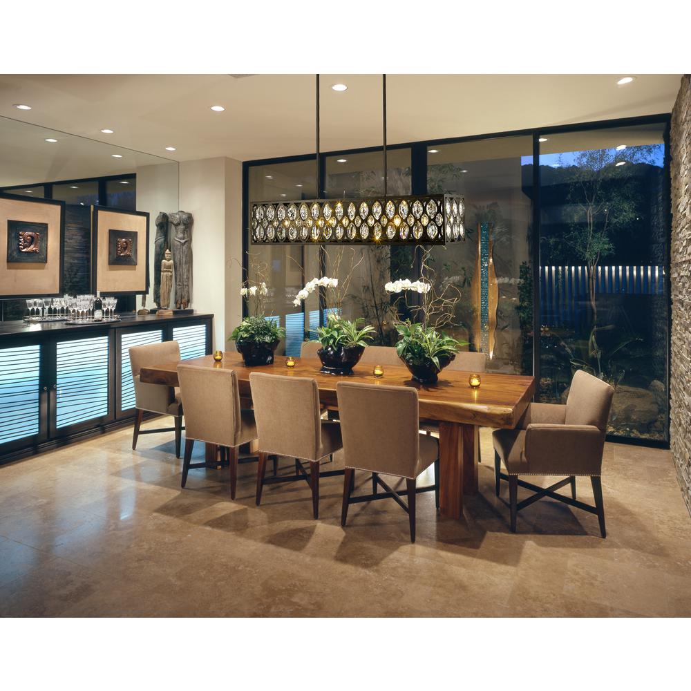 7 Light Linear Chandelier. Picture 7