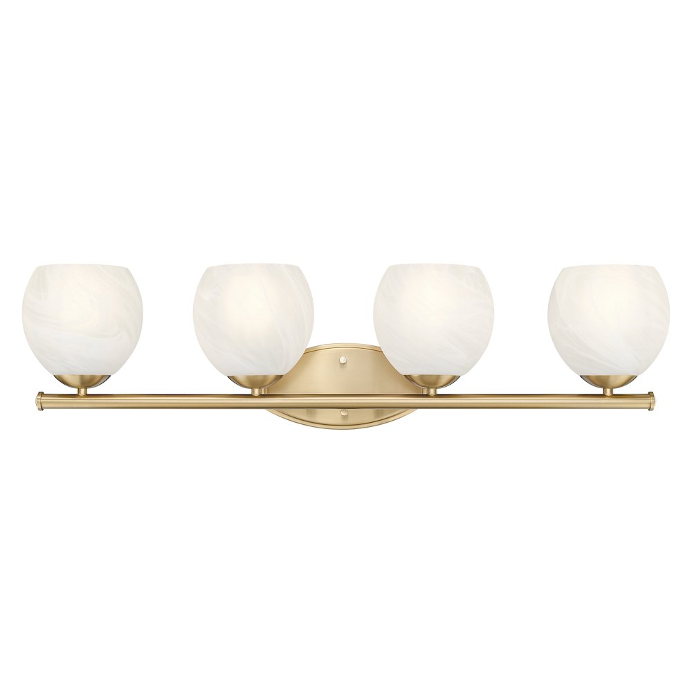 Z-Lite 4 Light Vanity, Modern Gold. Picture 2