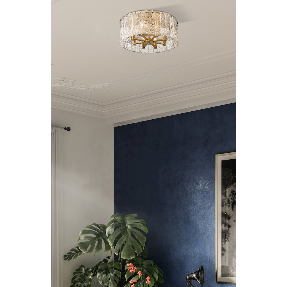 Z-Lite 8 Light Flush Mount. Picture 6