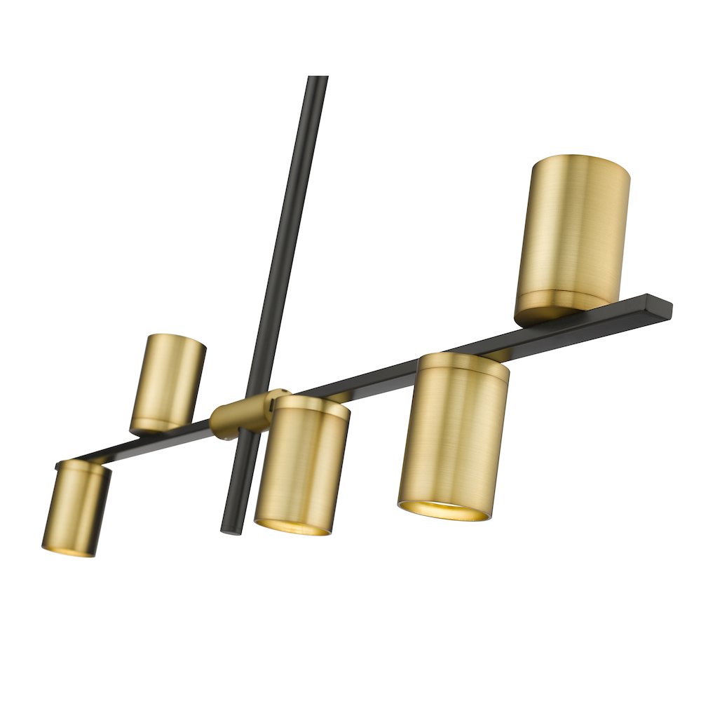 Z-Lite 5 Light Linear Chandelier. Picture 4