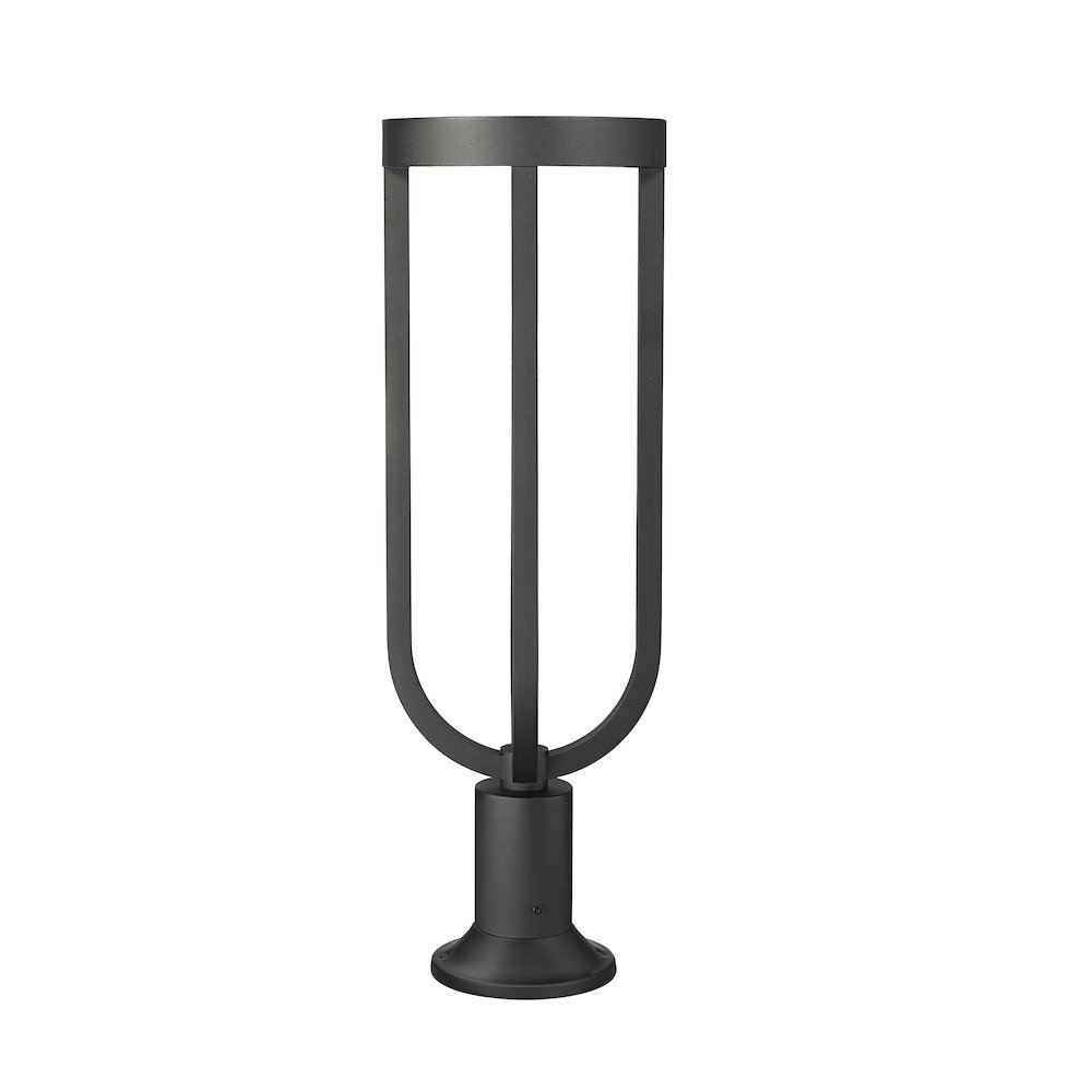 Z-Lite 1 Light Outdoor Pier Mounted Fixture. Picture 2