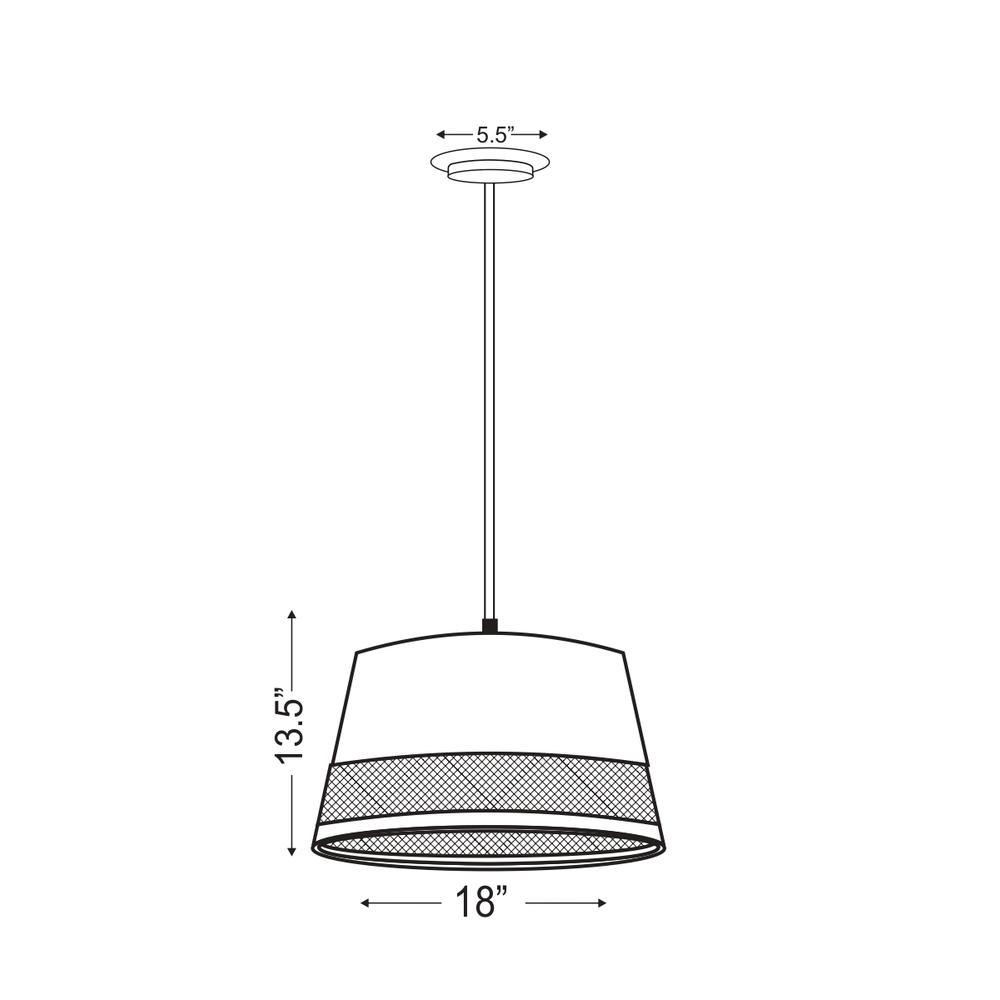 1 Light Chandelier. Picture 6