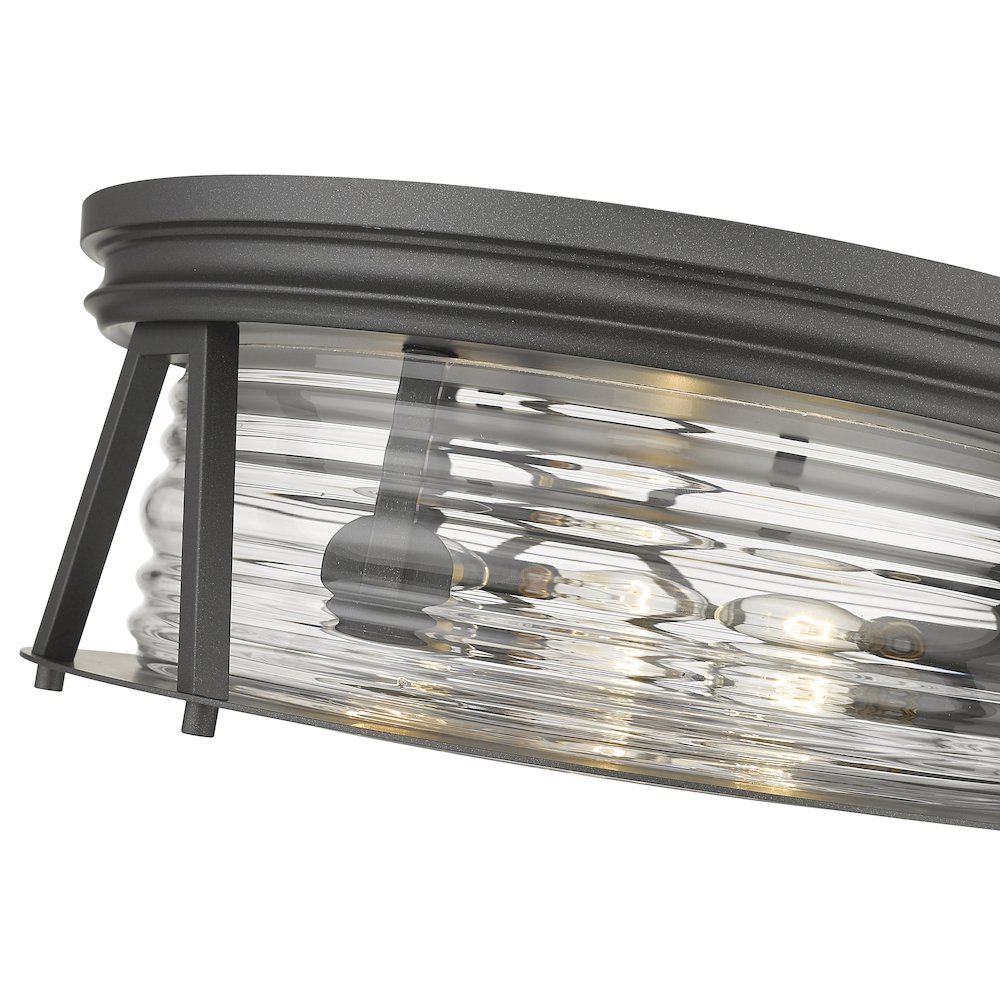Z-Lite 3 Light Flush Mount. Picture 4