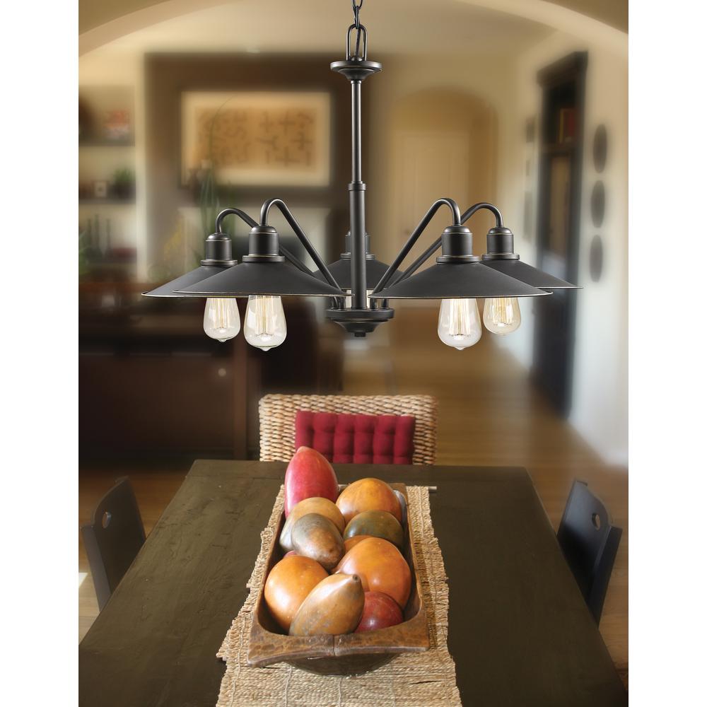 5 Light Chandelier. Picture 3