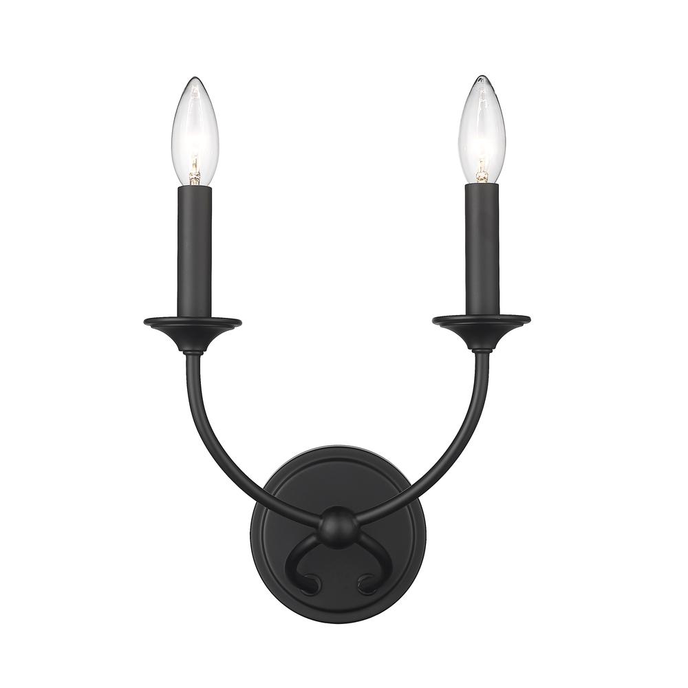 2 Light Wall Sconce. Picture 1