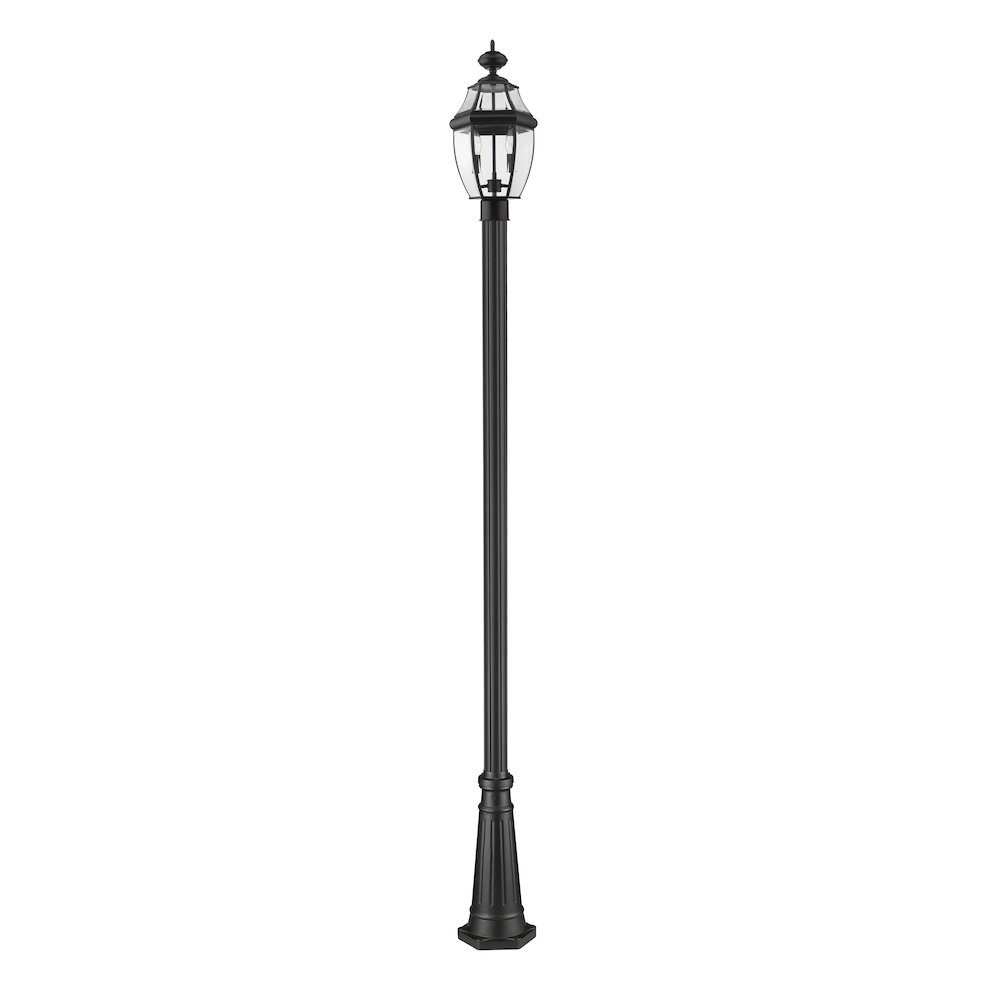 Z-Lite 2 Light Outdoor Post Mounted Fixture. Picture 3