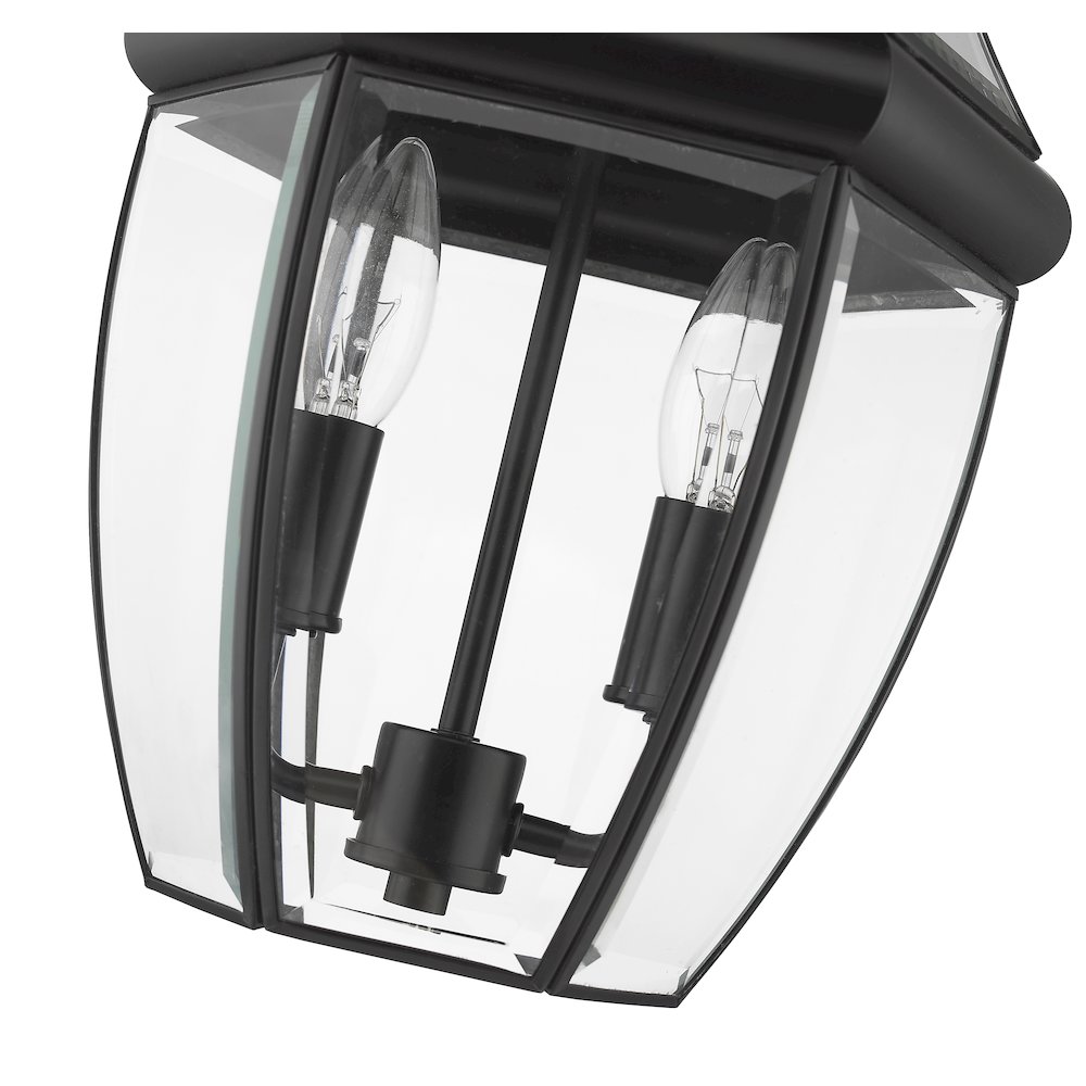 Z-Lite 2 Light Outdoor Chain Mount Ceiling Fixture. Picture 5
