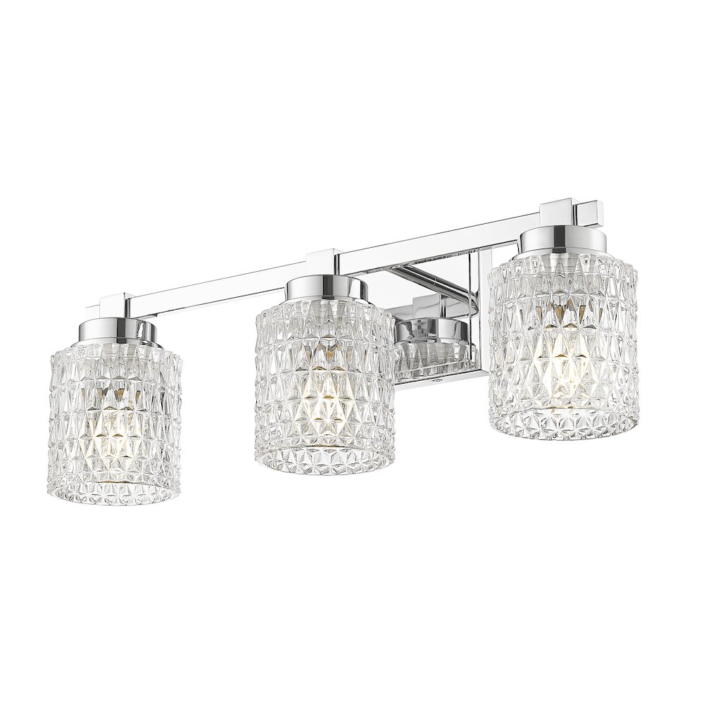 Z-Lite 3 Light Vanity, Chrome. Picture 3