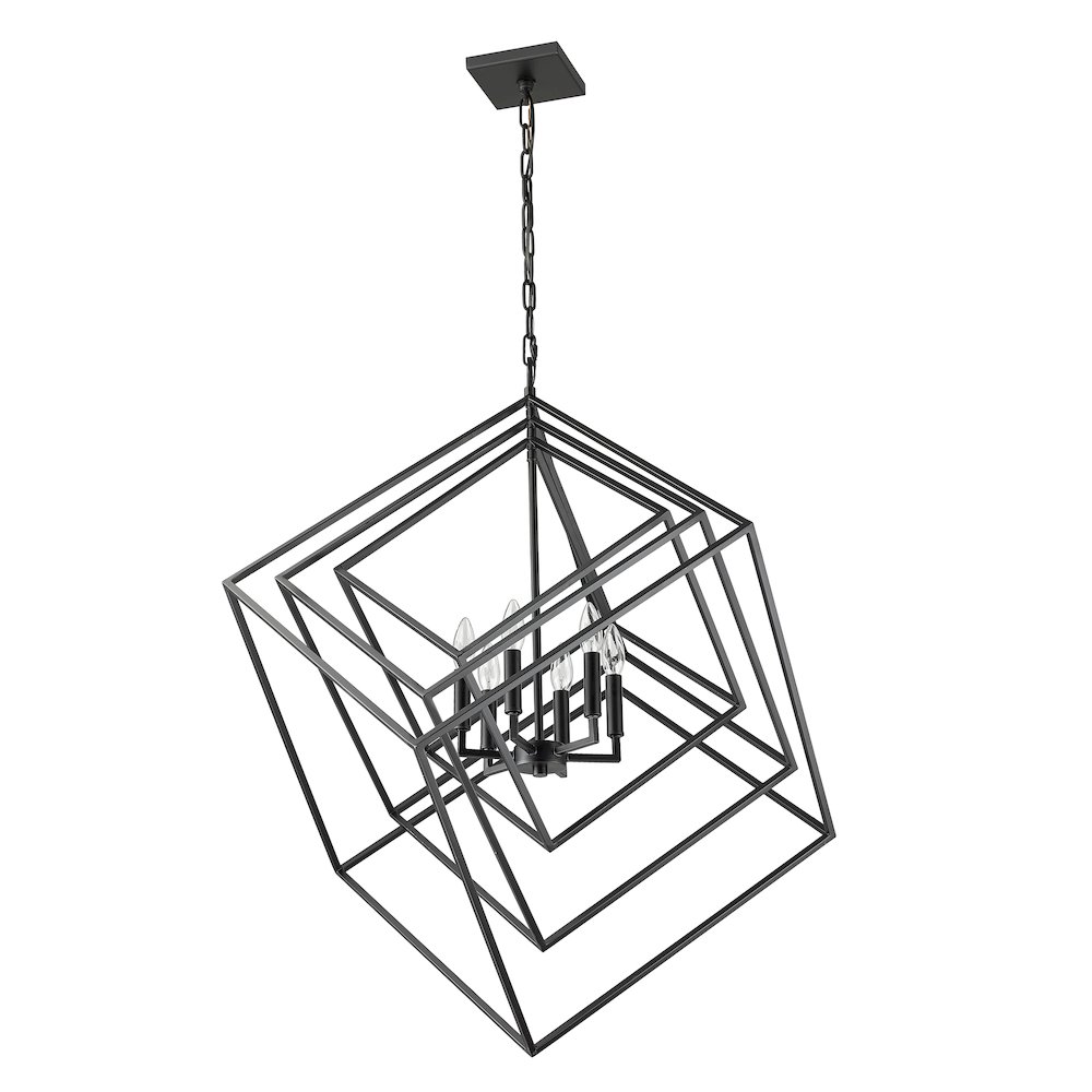 Z-Lite 6 Light Chandelier. Picture 5