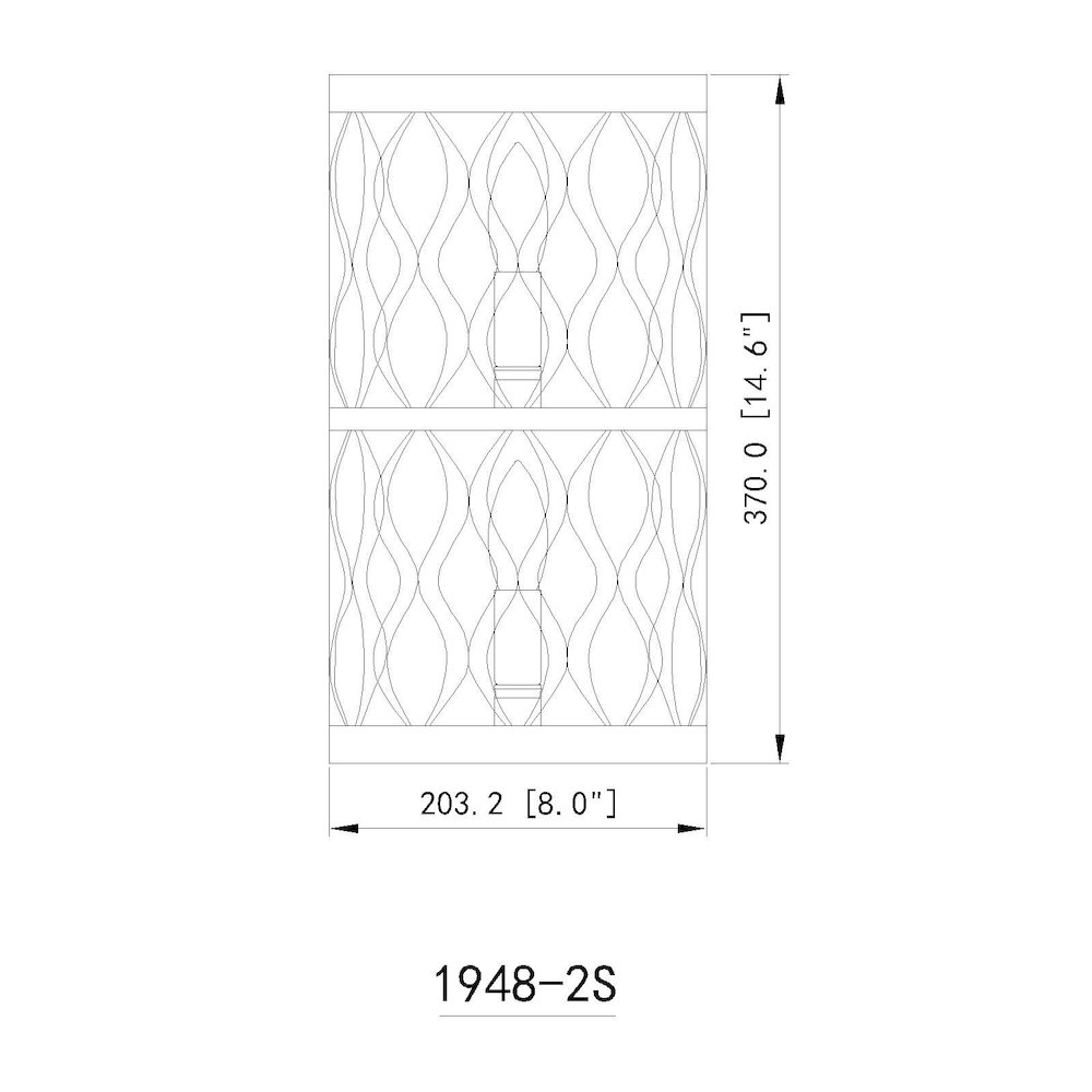 Z-Lite 2 Light Wall Sconce. Picture 8