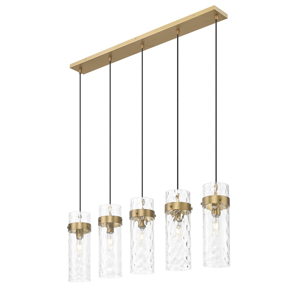 Z-Lite 5 Light Linear Chandelier. Picture 2