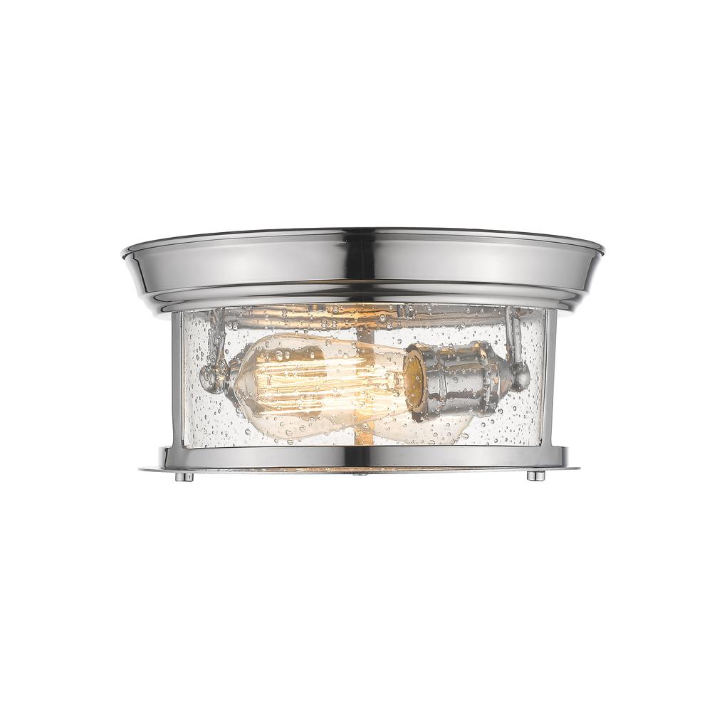 2 Light Flush Mount. Picture 2