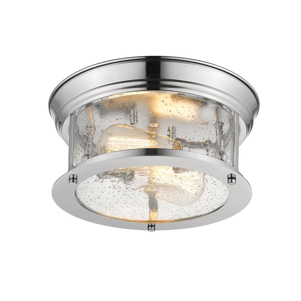 2 Light Flush Mount. Picture 3