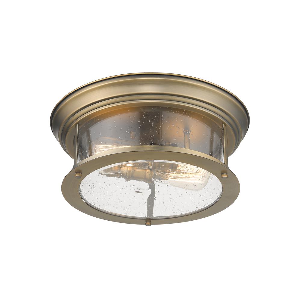 2 Light Flush Mount. Picture 3