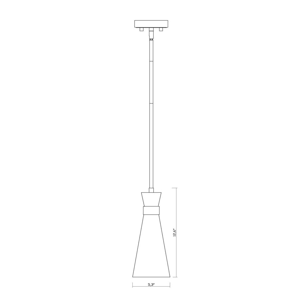 1 Light Pendant. Picture 6
