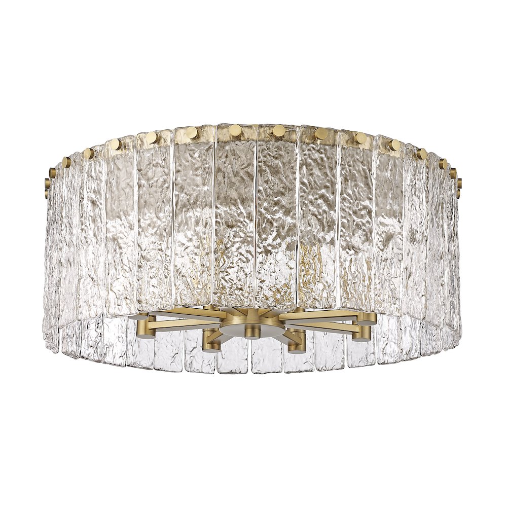 Z-Lite 8 Light Flush Mount. Picture 5