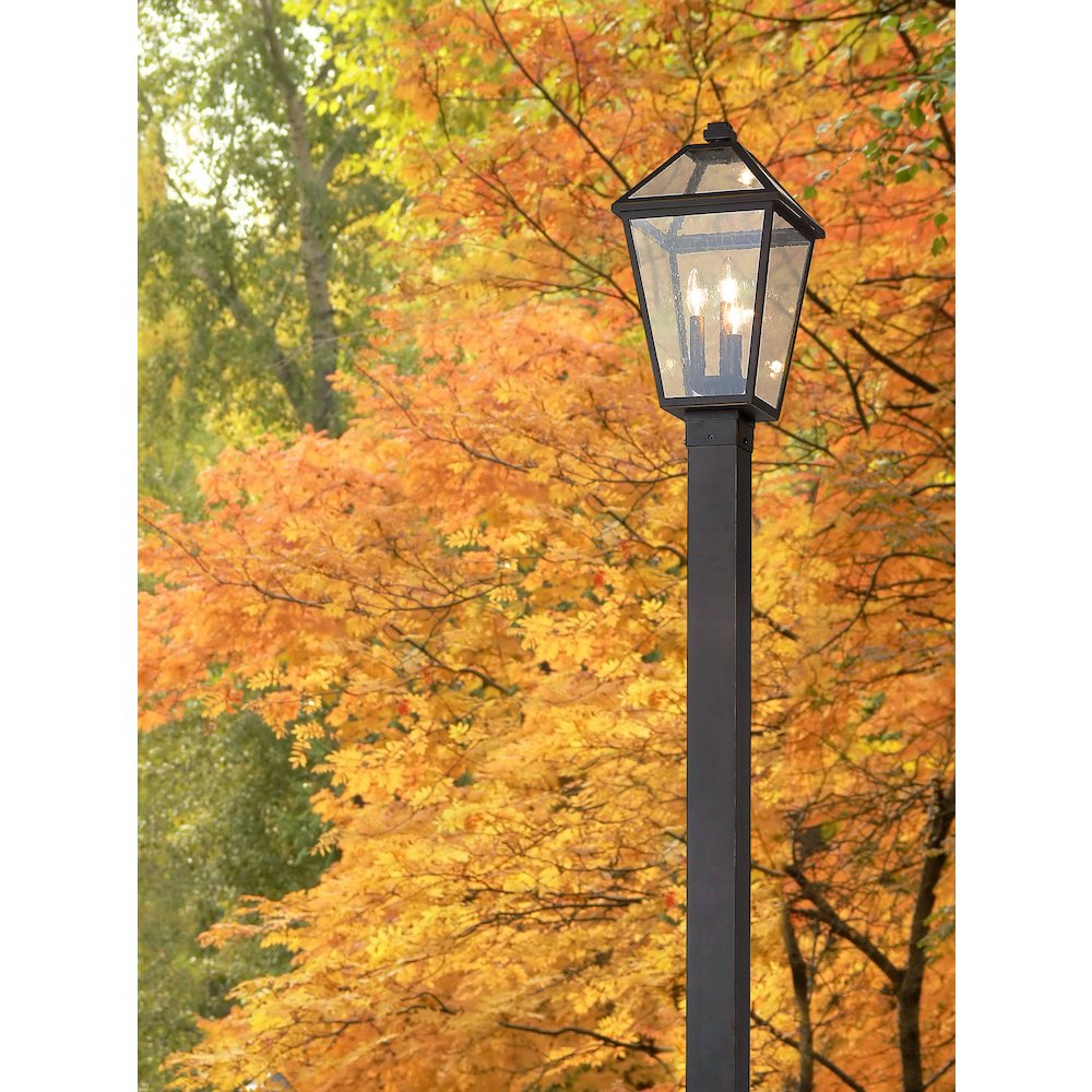 Z-Lite 3 Light Outdoor Post Mounted Fixture. Picture 4