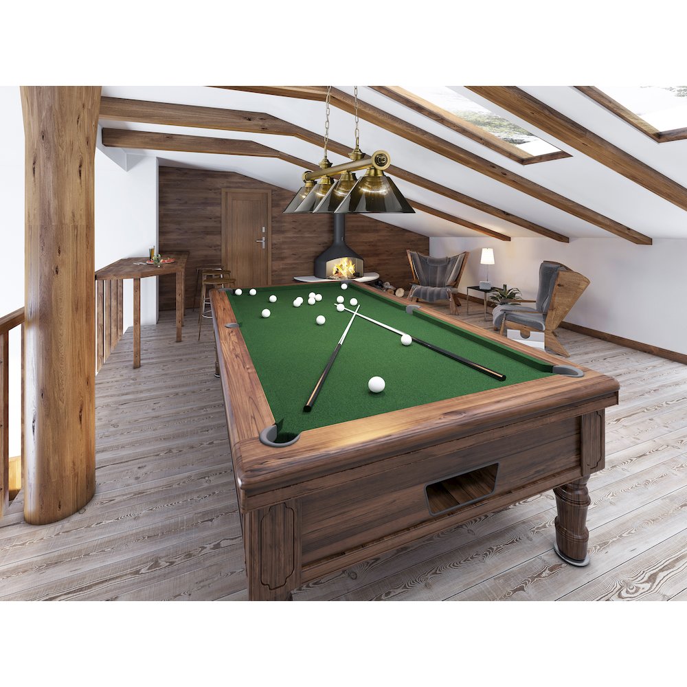 Z-Lite Cordon 4 Light Billiard, Steel Frame, Smoke Shade Color. Picture 6