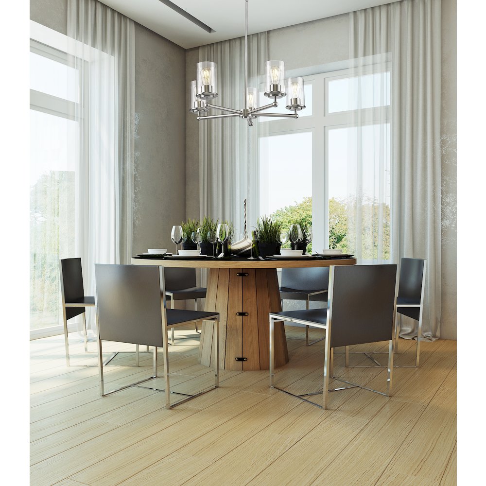 Z-Lite 5 Light Chandelier. Picture 7