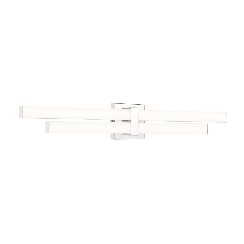 Z-Lite Zane 2 Light Vanity in Chrome  Frame Finish. Picture 1